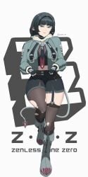 jane_doe_(zenless_zone_zero) mouse_ears mouse_girl mouse_tail thick_thighs zenless_zone_zero