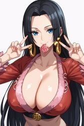 ai_generated boa_hancock female female_only one_piece softcorewaifu