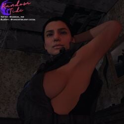 armpit armpit_fetish armpits black_hair call_of_duty call_of_duty_modern_warfare claudia_doumit farah_karim nsfw random_tide