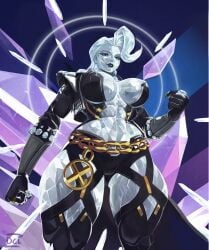 1girls abs big_breasts big_thighs black_lipstick blue_eyes bodysuit boots breasts cameltoe chains cleavage dclzexon diamond_form earrings elbow_gloves emma_frost emma_frost_(marvel_rivals) emma_frost_(x-revolution) female female_only fit fit_female gloves high_heel_boots high_heels highres long_gloves long_sleeves marvel marvel_comics marvel_rivals muscular muscular_female solo solo_female solo_focus thick_legs thick_thighs thigh_boots thigh_highs thighhigh_boots thighhighs thighs watermark