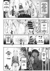 1boy 1girls bunny_ears comic cum_under_clothes cum_wearing expressionless_face fat_man female gensoukyou_jikanteishi_club male monochrome orgasm outdoors panties penetration rabbit_ears rape sex time_stop ugly_man x-ray