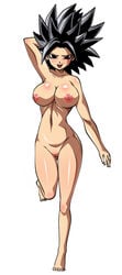 1girls big_breasts breasts caulifla dragon_ball dragon_ball_super female innie_pussy metamine10 nipples nude pussy saiyan solo