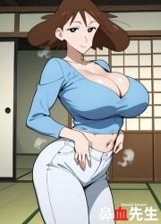 misae nohara from crayon shin-chan by hanajisensei