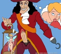 big_penis captain_hook disney peter_pan pirte tinker_bell