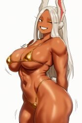mirko from boku no hero academia by witlessfrawn