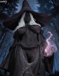1girls ai_generated ass ass_cleavage ass_focus attack attacking_viewer big_breasts black_body black_skin bottom_view busty busty_female colored_skin cute cute_face dark_skin dress elden_ring elden_ring_nightreign female female_focus fireball fromsoftware gray_eyes hentai hi_res highres hips large_breasts legs lips low_angle magic magic_user magical_girl massive_breasts mature_female nipples outfit pov pov_crotch pov_eye_contact pussy recluse recluse_(elden_ring) recluse_(nightreign) relaxed srodskiy sweat tagme thick_thighs vulgar white_hair witch witch_hat