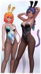 bunny_costume bunny_ears bunnysuit cat_ears cat_tail enf_bee female mouse_ears mouse_tail