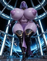 quarian from mass effect by wrongnumberai