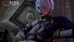 1boy 1girls 3d animated big_breasts breasts cleavage cum cumshot erection female isabella_valentine large_breasts male no_sound paizuri penis redmoa ruined_orgasm shorter_than_10_seconds solo_focus soul_calibur source_filmmaker straight video