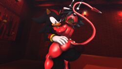 1boy 1boy1girl 1girls 2025 big_ass big_balls big_breasts big_butt big_penis black_panties crossover dark-skinned_male dark_skin demon demon_girl dominant hedgehog helluva_boss huge_ass huge_balls huge_breasts huge_butt huge_cock huge_cock millie_(helluva_boss) photoshop red_skin shadow_the_hedgehog shocked shortstack sonic_(series) source_filmmaker voronnsfw