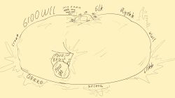 female gulpgoon hyper mario_(series) octogoon octoguy45 onomatopoeia sequence sinking_into_flesh text toadette vore weight_gain