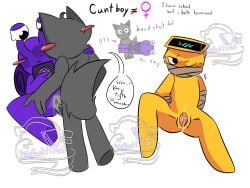 2025 4_fingers :3 :d abgerny adult_male adult_only backshots black_skin black_wolf blush booktimgay cooking cum cum_in_pussy cum_inside cuntboy cuntboy/male garnold_(sprunki) gay gay_domination gay_male gay_sex genital_fluids gold_skin grey_skin holding_object holding_partner intersex lazy male male/cuntboy male_only non-canon purple_skin purple_snail rarepair shaun_(abgerny) snail speaker spread_legs spread_pussy sprunki wally_(abgerny) wolf