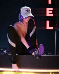 3d blender feet night nudity peri_(fortnite) tagme yazz_3d