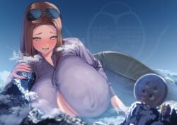 1girls 2d 2d_(artwork) big_breasts blush blushing_female boobs_bigger_than_head breasts breasts_bigger_than_head brown_hair brown_hair_female brunette_hair clothed clothed_female comission commission destruction female female_focus female_only giant_female giant_woman giantess giga_giantess glasses glasses_on_head huge_boobs huge_breasts kum02j0 laying_on_side long_hair long_hair_female macro macro_female sunglasses sunglasses_on_head yellow_eyes