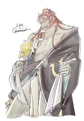 breath_of_the_wild ganondorf ganondorf_(tears_of_the_kingdom) gay jjomal117 link link_(breath_of_the_wild) link_(tears_of_the_kingdom) male male/male male_only tears_of_the_kingdom the_legend_of_zelda the_legend_of_zelda:_breath_of_the_wild the_legend_of_zelda:_tears_of_the_kingdom undressing undressing_another