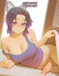 1boy 1futa 2025 ai_generated artist_name blush breasts breasts breasts bust butterfly_hair_ornament chest cleavage cock cum demon_slayer dick ejaculation erection eyebrows_visible_through_hair foreskin futanari gradient_hair hair_ornament hi_res high_quality high_resolution highres kimetsu_no_yaiba kochou_shinobu lying multicolored_hair nail_polish novalust on_side patreon patreon_username penis purple_eyes purple_hair purple_nails smile solo stable_diffusion testicles uncensored watermark