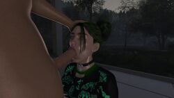 3d_animation animated billie_eilish blowjob celebrity deepthroat fellatio female male male/female sarma straight tagme video