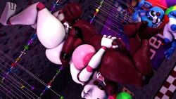 3d_(artwork) 69_position animatronic anthro areola ass balls big_balls big_breasts big_butt big_penis blush blush_stickers bodily_fluids breasts canid canine cum cum_in_mouth cum_inside cumterrorist digital_media_(artwork) duo erection fellatio five_nights_at_freddy's five_nights_at_freddy's_2 fox foxy_(fnaf) genital_fluids genitals gynomorph gynomorph/gynomorph hi_res huge_breasts inside intersex intersex/intersex lagomorph leporid machine mammal mangle_(fnaf) nipples nude oral penile penis rabbit robot scottgames sex toy_bonnie_(fnaf)