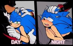 black_body black_fur black_hair blue_body blue_fur blue_hair chest_tuft grabbing_hair green_eyes hair_grab help hi_guys hugging kissing_forehead male male_only me_fr meme out_of_frame pulling_hair red_eyes red_highlights shaddycatz shadow_the_hedgehog smirk sometimes_like_this_also_like_that sonic_(series) sonic_the_hedgehog sonic_the_hedgehog_(series) two_tone_hair wow_another_shaddycatz_post_by_me_wow wowie_zowie yall_wish_to_be_sonic_haha_me_2_tbh yaoi