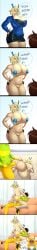 big_ass big_breasts big_nipples bite carol_holiday comic comic_panel cum cum_in_ass cum_in_pussy cum_inside deltarune deltarune_chapter_3 deltarune_chapter_4 furry furry_female huktol kris_(deltarune) milk noelle_(deltarune) raped tagme text