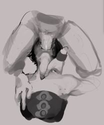2d 2d_(artwork) arcane arcane_jayce arcane_viktor big_penis blowjob blowjob_only bottomless bottomless_male cock_hungry deep_blowjob deep_penetration deepthroat face_down face_fucking facefuck faceless_male facesitting fellatio flowerzips gagging gagging_on_penis gay gay_sex hand_on_throat high_resolution highres huge_cock irrumatio jayce_talis league_of_legends legs_over_head male male/male male_penetrated male_penetrating male_penetrating_male maledom malesub monochrome mouth_full_of_cock no_color oral oral_penetration oral_sex penis penis_in_mouth riot_games sex sucking sucking_penis throat_bulge throat_fuck throat_swabbing thrusting thrusting_into_mouth video_game_character video_games viktor_(league_of_legends) yaoi