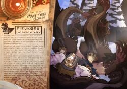 absurd_res ahe_gao autofisting autopenetration avian capcom clenched_teeth coochie_connoisseur_(yaboinoir_designs) dinosaur dragon dromaeosaurid european_mythology female feral fisting gangbang group group_sex hi_res human jalo_(mhs) looking_pleasured male male/female mammal masturbation monster monster_hunter monster_hunter_survive mythological_creature mythological_scalie mythology on_bottom on_top orgasm penetration pirukeru_(mhs) prehistoric_species reptile reverse_cowgirl_position reverse_gangbang scalie sex skulboogie teeth teratophilia theropod threesome western_dragon wyvern yaboinoir
