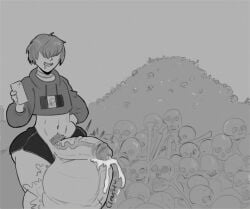 black_and_white cock_vore death eyes_covered femboy human humanoid humanoid_penis mass_vore mexican_male mexico_(countryhumans) vore