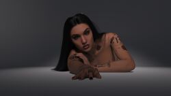 cyberpunk_2077 daz3d daz_studio judy_alvarez long_hair snowchild3d