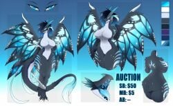 anthro big_breasts dragon dragoness dvalin female furry oc reference_image