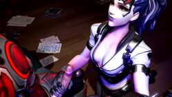 1boy 1girls 3d alternate_costume animated artist_request blackwatch_genji blizzard_entertainment breasts female genji male no_sound overwatch penis source_filmmaker straight talon_widowmaker thighhighs video widowmaker