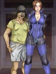 battlesuit bodysuit claire_redfield dilf resident_evil