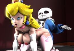 1boy 1girls 3d 3d_model ahe_gao ahegao_face blonde_hair blonde_hair_female blush crossover cum_inside dwarf eastern_and_western_character female give_us_your_balls human male male/female male_penetrating male_penetrating_female mario_(series) nintendo penetration penis_in_pussy princess_peach sans sfm skeleton source_filmmaker sweat undertale undertale_(series) video_game video_games weird_crossover