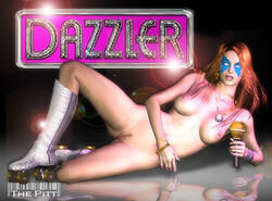 1girls 3d alison_blaire breasts dazzler female marvel solo straight_hair the_pitt x-men