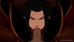 1boy 1boy1girl 1girls 2d 2d_animation accurate_art_style animated artist_name avatar_legends avatar_the_last_airbender azula balls big_breasts black-haired_female black_hair black_hair_female blowjob bound_to_wall breasts breasts_out chunyaslayer dark-skinned_male dark_skin face_fucking irrumatio longer_than_30_seconds looking_up_at_viewer male_pubic_hair music nipples oral oral_sex original_voice penis penis_in_mouth ponytail pov pubic_hair saliva_string scene_interpretation short_video sokka sound sound_effects straight tagme thrusting_into_mouth unseen_male_face video