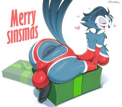 stolas (helluva boss) from christmas by markmanez