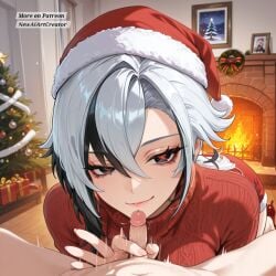 arlecchino (genshin impact) from christmas by newaiartcreator