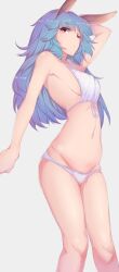 1girls almost_naked almost_nude animal_ears armpit armpit_crease armpit_focus armpit_peek armpits average_breasts bare_armpits bare_arms bare_belly bare_chest bare_hands bare_hips bare_legs bare_midriff bare_navel bare_shoulders bare_skin bare_thighs belly belly_button bikini bikini_bottom bikini_only bikini_top blue-haired_female blue_eyebrows blue_hair breasts exposed_armpits exposed_arms exposed_belly exposed_chest exposed_hips exposed_legs exposed_midriff exposed_navel exposed_shoulders exposed_skin exposed_thighs eye_closed female female_only ferry_(granblue_fantasy) granblue_fantasy hairless_armpits halterneck head_tilt inframammary_fold inguinal_crease inguinal_ligament lean_figure legs_closed legs_together linea_alba looking_down looking_down_at_viewer medium_breasts mostly_nude naked naked_female naked_woman narrow_waist navel nearly_nude nipple_bulge nude nude_female nudity one-eye_closed one_eye_closed one_eye_open practically_nude presenting_armpit red-eyed_female red_eyes saisarisu shaved_armpits slender_body slender_waist slim_waist stomach string_bikini swimsuit swimwear thighs_together tilted_head white_bikini white_bikini_bottom white_bikini_top white_swimsuit white_swimwear