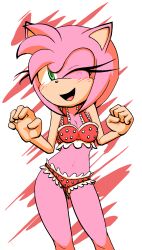 amy rose from sega by bloodrike