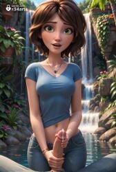 aunt cass from ai generated by r34arts
