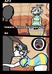 temmie from undertale by mazgov69