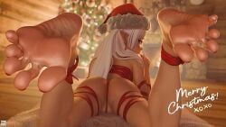 frieren from christmas by mugibunbun
