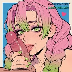 kanroji mitsuri from demon slayer by lagoonlore