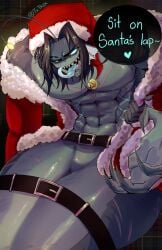 1boy 1male 1monster 2025 2d 2d_(artwork) 2d_artwork 3_arms 3_eyes abs bell belts black_belt black_eyebrows black_facial_hair black_hair blue_body blue_eyes blue_gills blue_skin blue_text blue_tongue christmas christmas_2025 christmas_bell christmas_clothing christmas_hat christmas_headwear christmas_outfit clawed_fingers claws color colored costume december detailed_shading dialogue digital digital_art digital_drawing digital_drawing_(artwork) digital_media digital_media_(artwork) ear_fins english english_dialogue english_text facial_hair fin_ears forehead_scar fur_trim fur_trim_(clothing) fur_trimmed_jacket gesturing_at_viewer gills gills_on_chest hair_shine hand_out hat hat_bell heart hi_res high_quality high_resolution highres holiday_clothing holiday_costume holidays looking_at_viewer lure_(anatomy) male male_focus male_monster male_only merfolk merman merry_christmas monster monster_boy monster_male multi_arm multi_eye multi_limb multiple_scars muscular muscular_abs muscular_male no_genitals no_genitals_shown no_visible_genitalia open_jacket open_mouth outfit plaid_background pressure_(roblox) red_hat red_jacket roblox roblox_game santa_costume santa_hat santa_jacket santa_outfit scar scar_on_chest scar_on_forehead scar_on_hand scars scars_all_over scars_on_hand scars_on_thighs sebastian_solace serpentine shaded sharp_teeth short_hair solo solo_focus solo_male speech_bubble staring_at_viewer suggestive suggestive_dialogue suggestive_gesture suggestive_pose taking_off_jacket talking talking_to_viewer text thigh_scar tongue tongue_out twitter_link twitter_username two_belts txtrix watermark white_trim ~