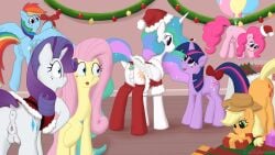 applejack (mlp) from christmas by callichrome