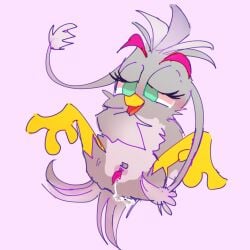 silver (angry birds) from angry birds by catbad15 (artist)