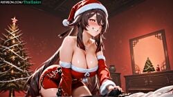 1boy 1boy1girl 1girls ai_assisted ai_generated bedroom big_ass big_breasts blush bondage breasts brown_eyes brown_hair bulge bulge_fondling bulge_grab bulge_rubbing bulge_through_clothing bulge_under_clothes christmas christmas_clothing christmas_decorations christmas_hat christmas_headwear christmas_outfit christmas_tree chromatic_abberation crazy_eyes curvaceous curvaceous_body curvaceous_female curvaceous_figure curves curvy curvy_body curvy_female curvy_figure curvy_hips eyebrows eyelashes eyeliner femal female from_side genshin_impact girl handjob handjob_over_clothes hi_res high_resolution highres hires hoyoverse hu_tao_(genshin_impact) huge_ass huge_breasts indoors large_ass large_breasts long_hair male male_pov obsessed patreon patreon_username pov red_eyes santa_costume santa_dress santa_hat sexually_suggestive stable_diffusion star_eyes tagme thaisalon thick thick_thighs thighs voluptuous voluptuous_body voluptuous_female watermark yandere