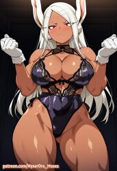mirko from boku no hero academia by nyxar ora