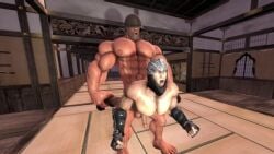 3d 3d_(artwork) 3d_animation animated animation big_arms big_dick big_penis dasalove dead_or_alive dojo gay green_eyes heavy_penis huge_cock mask masked masked_male muscular muscular_male ninja ninja_gaiden render ryu_hayabusa sfm soldier soldier_(team_fortress_2) source_filmmaker tagme team_fortress_2 team_ninja thick_penis video video_games yaoi
