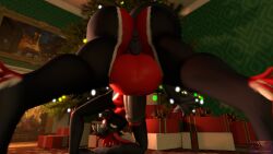3d_(artwork) absurd_res animal_genitalia animal_vulva anthro ass balls bent_over big_balls big_butt big_penis canid canine canine_genitalia canine_vulva canis christmas cuntboy digital_media_(artwork) full-package_cuntboy genitals gift herm hermaphrodite hi_res holidays hybrid intersex knight_shadowborne knightsfm looking_at_viewer looking_back male maleherm mammal multi_genitalia penis pussy sergal solo source_filmmaker_(artwork) wolf wolfal