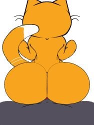 1boy 1boy1girl 1girls animated beat_banger big_ass cat_ears cat_girl cat_humanoid feline feline_humanoid female female_focus garfieldreal12 orange_body orange_fur orange_hair orange_skin png rule_63 scratch scratch_cat tagme thick_thighs tights white_background white_fur white_hair